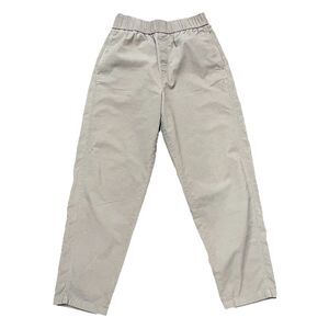 COS Women’s Corduroy Pull On Pants Straight Leg High Rise Elastic Waist Size 6